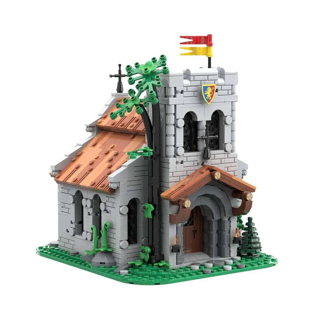 LesDiy Église médiévale des Chevaliers du Lion (LESDIY-3496211) - prix | Brick Broker
