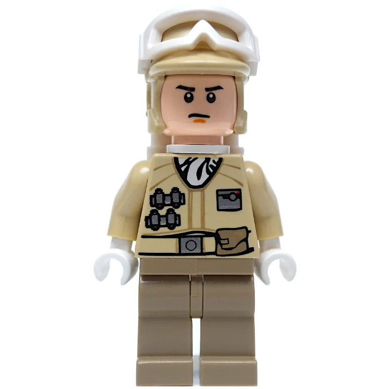 Rebel Trooper in Hoth Uniform, Tan Hat, Orang… — minifigurine LEGO | Brick Broker