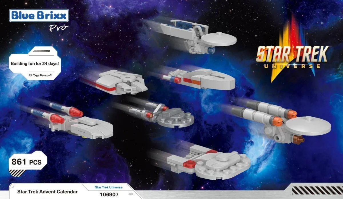 BlueBrixx Calendrier de l'Avent STAR TREK (BB-106907) - prix | Brick Broker