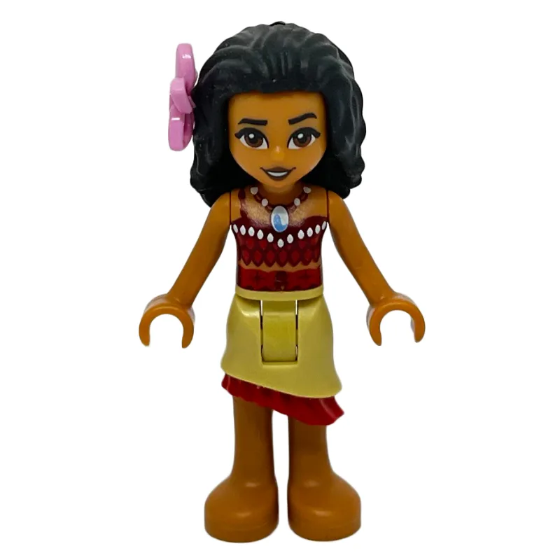 Moana - Red Shirt, Tan Skirt — dans quels sets LEGO ? (fig-001555) | Brick Broker