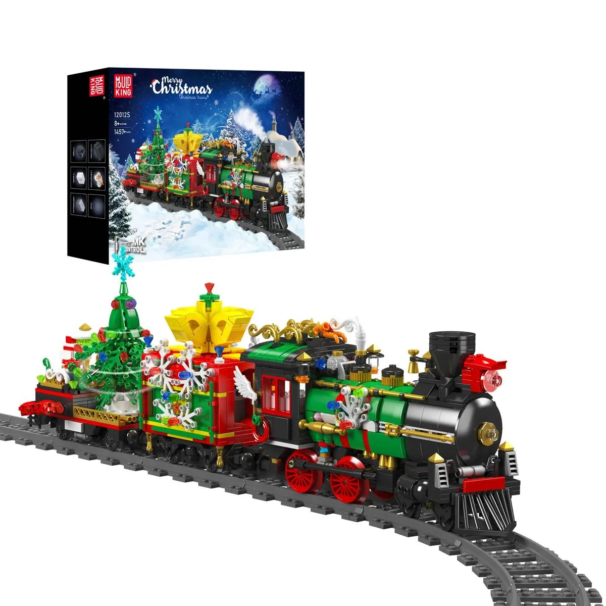 Mould King Train de Noël (MOU-12012S) - prix | Brick Broker