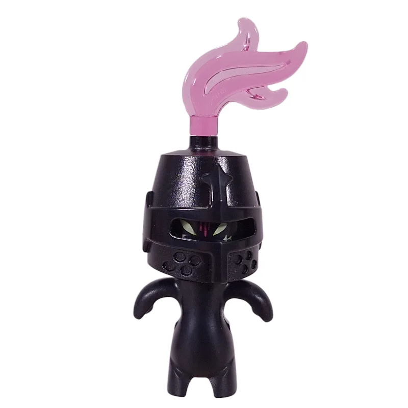Grimspawn, Knight Helmet, Trans-Pink Plume — minifigurine LEGO | Brick Broker