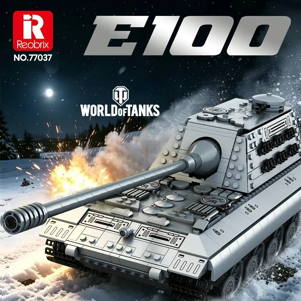 Reobrix Monde des chars - Char E100 (REO-77037) - prix | Brick Broker