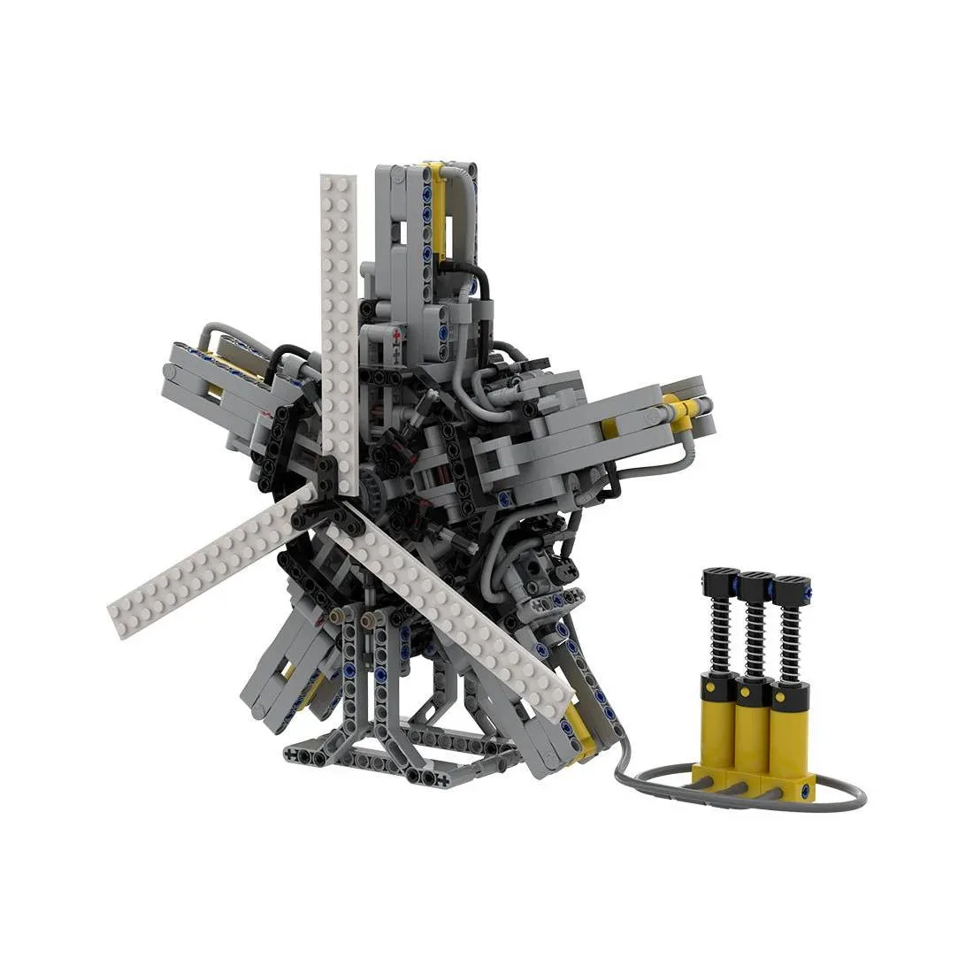 LesDiy Moteur en étoile pneumatique à 5 cylindres (LESDIY-3539818) - prix | Brick Broker