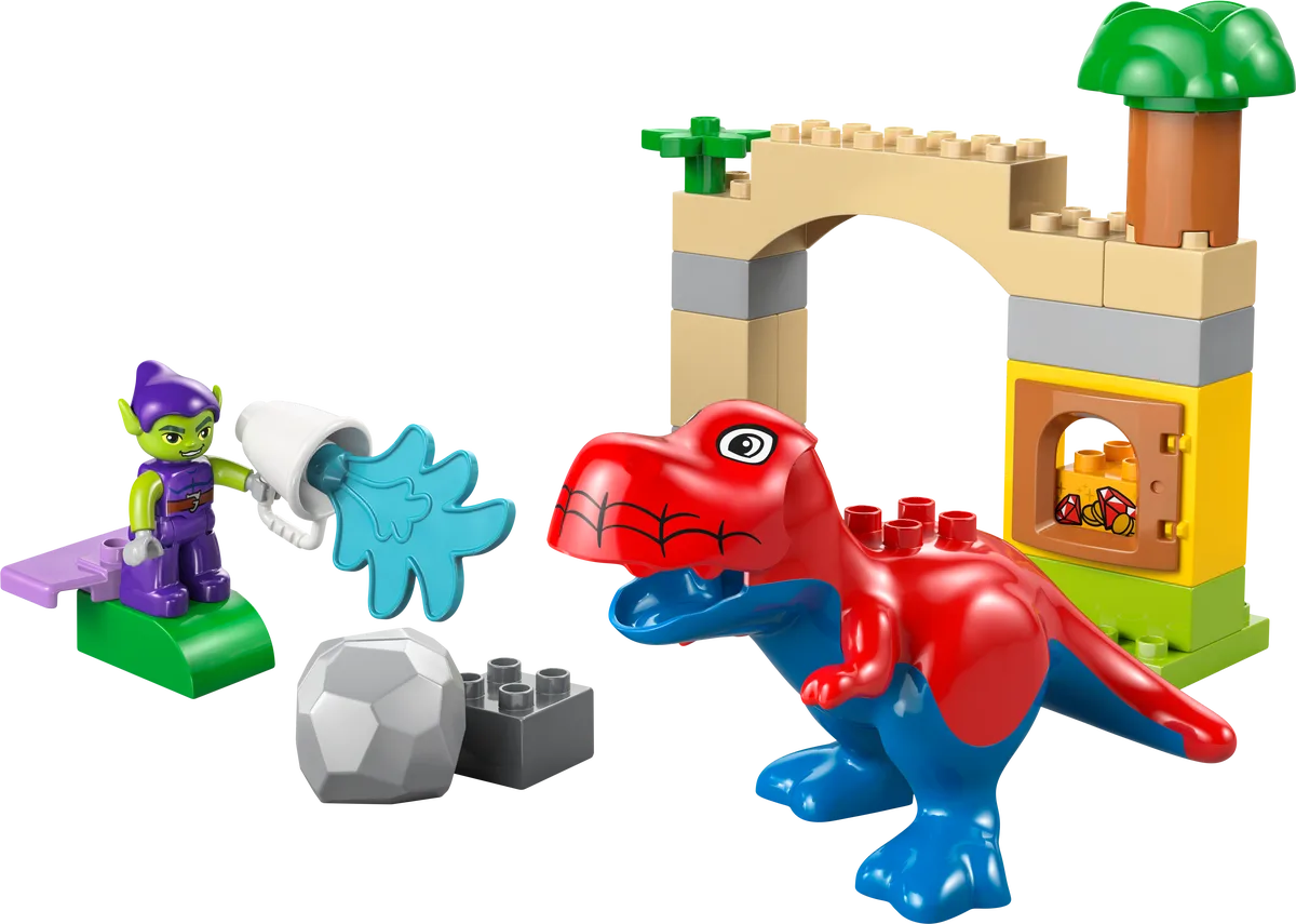 LEGO 10463 Dinosaure Spidey-Rex contre le Bouffon Vert - prix | Brick Broker