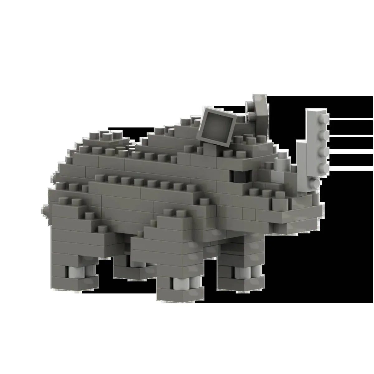BRIXIES Rhinocéros (BRIXIES-200.106) - prix | Brick Broker