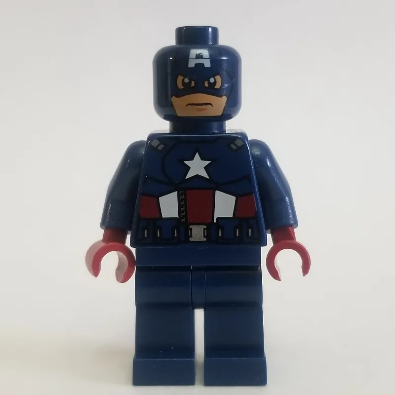Captain America with Dark Blue Head — dans quels sets LEGO ? (fig-004585) | Brick Broker