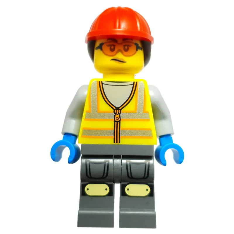 Workshop Mechanic, Vibrant Yellow Safety Vest… — minifigurine LEGO | Brick Broker