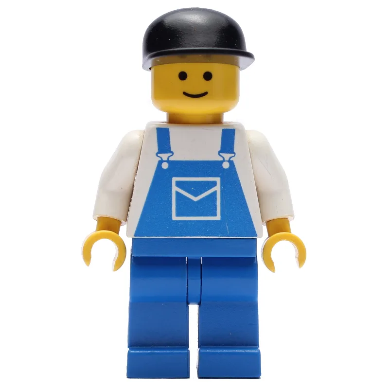 Man, Blue Overalls, Black Cap — dans quels sets LEGO ? (fig-008138) | Brick Broker