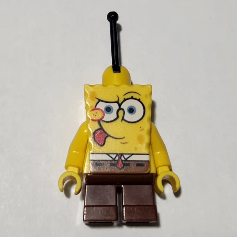 SpongeBob Squarepants with Tongue Sticking Ou… — minifigurine LEGO | Brick Broker