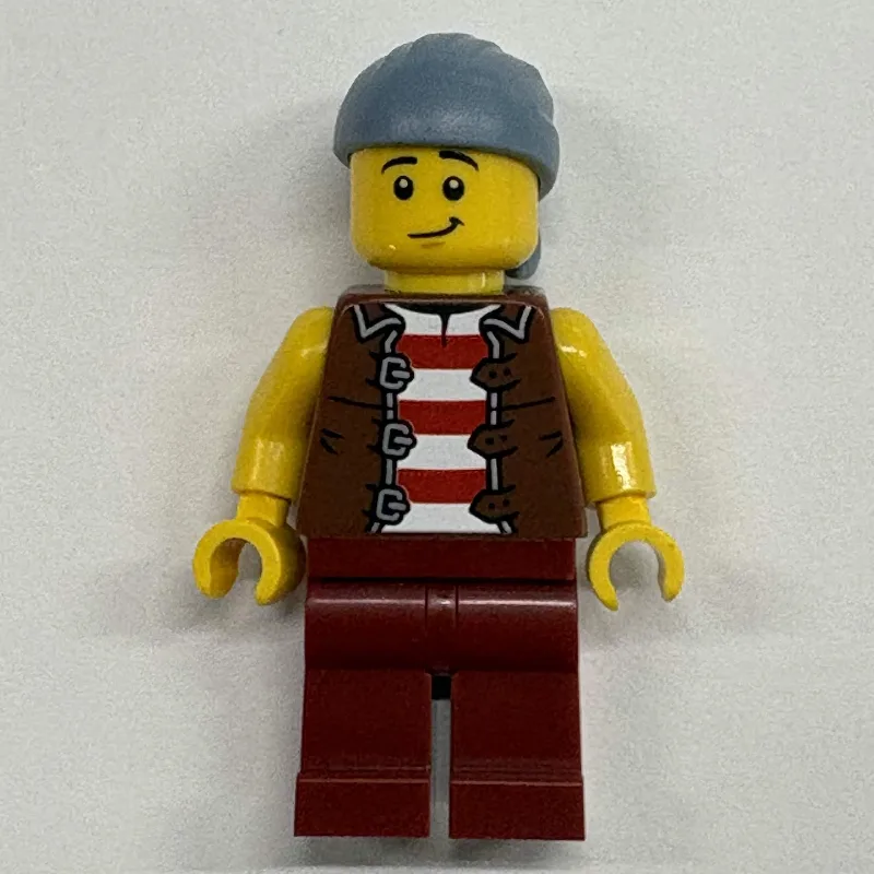 Sailor, Dark Red Legs, Sand Blue Bandana — minifigurine LEGO | Brick Broker