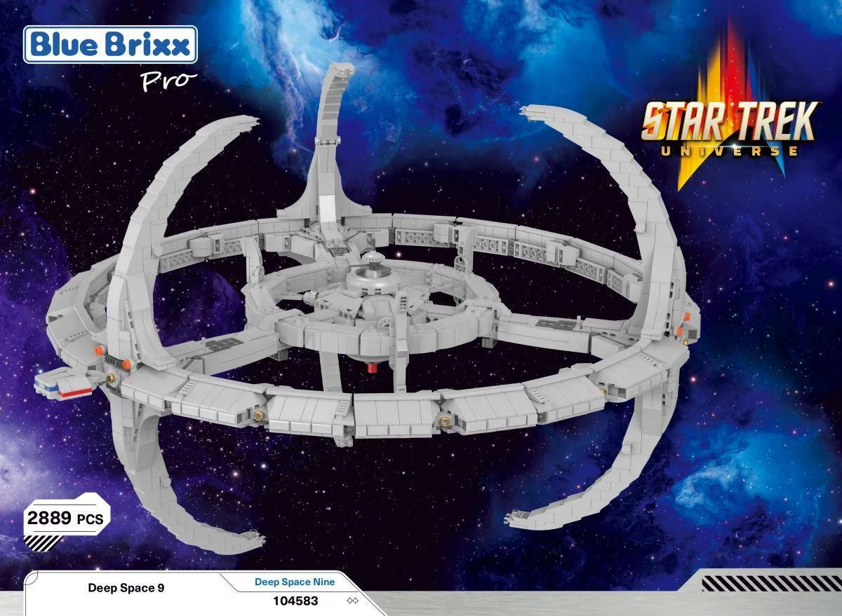 BlueBrixx Station spatiale Deep Space Nine (STAR TREK) (BB-104583) - prix | Brick Broker