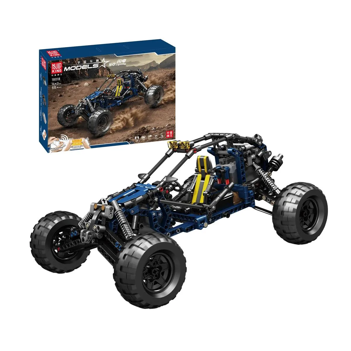 Mould King Buggy Éclair Bleu Technic (MOU-18018S) - prix | Brick Broker
