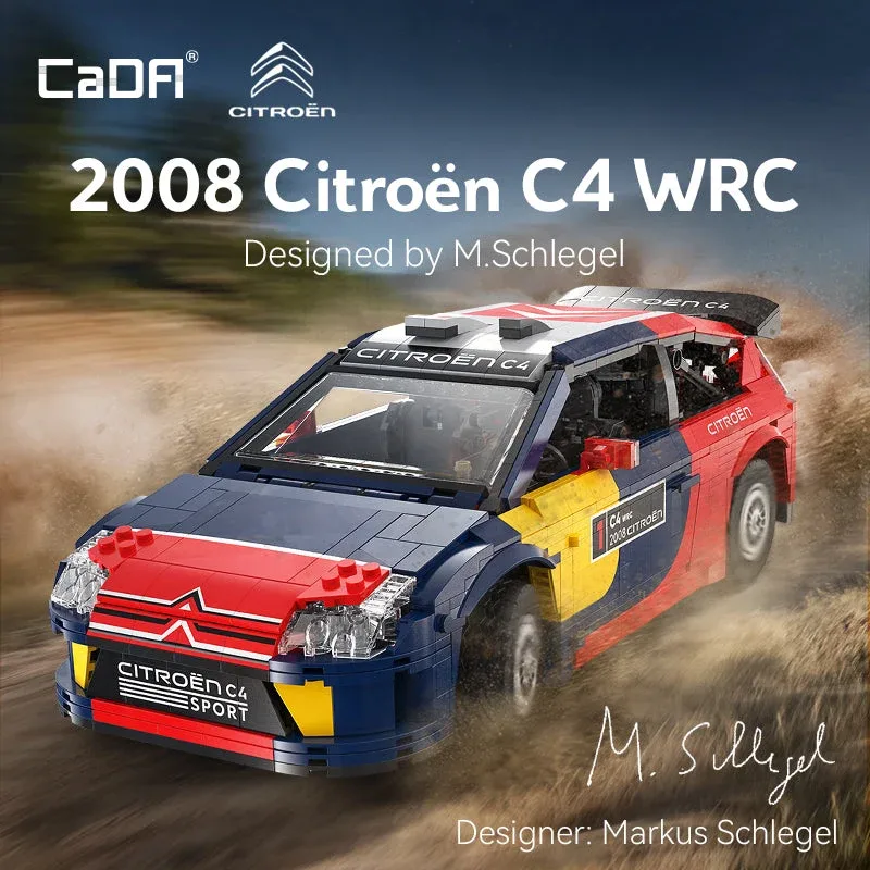 CaDA Citroën C4 WRC 1:12 (2008) (CADA-C62005W) - prix | Brick Broker