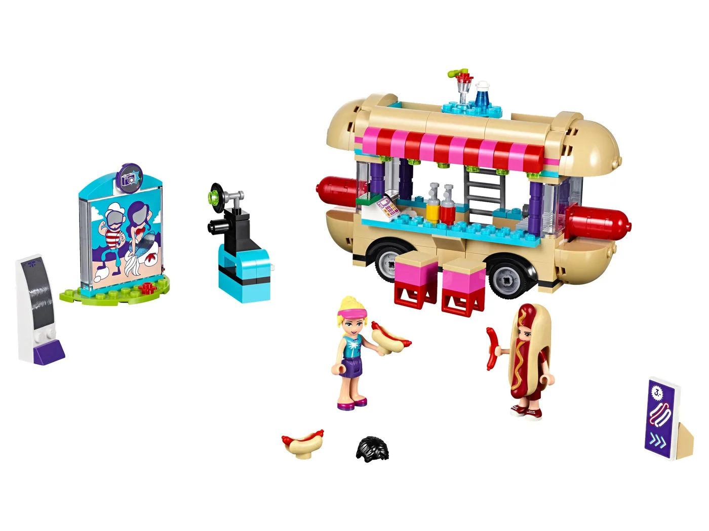 LEGO 41129 Camion de hot-dogs du parc d'attractions - prix | Brick Broker