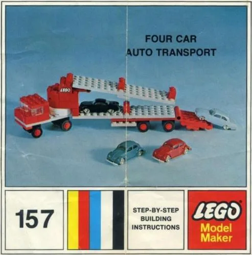 LEGO 157 Transport de Voitures à Quatre Wagons - prix | Brick Broker