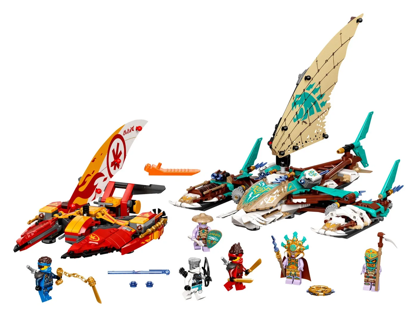 LEGO 71748 Bataille navale en catamaran - prix | Brick Broker