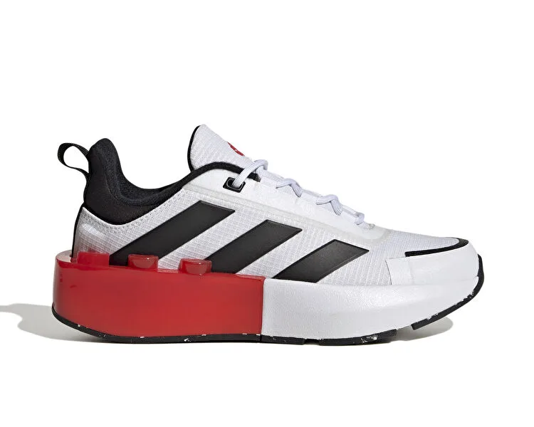 Chaussures enfant adidas Tech Runner J x LEGO (Blanc Noir Rouge) (IG9639-1) - prix | Brick Broker