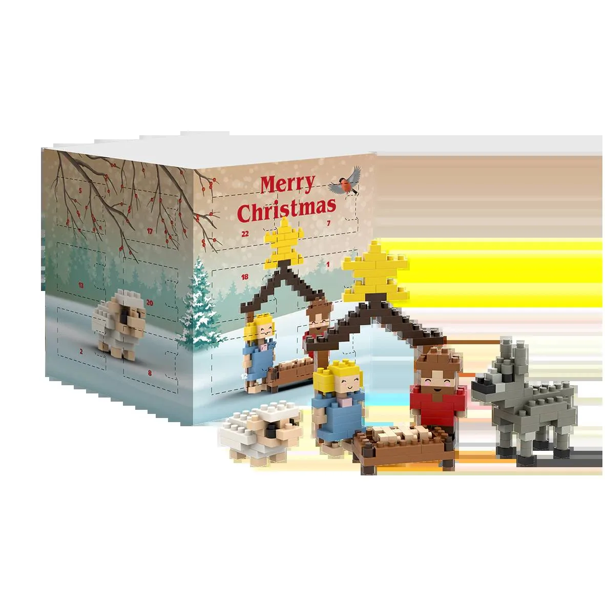 BRIXIES Calendrier de l'Avent Crèche (BRIXIES-203.009) - prix | Brick Broker