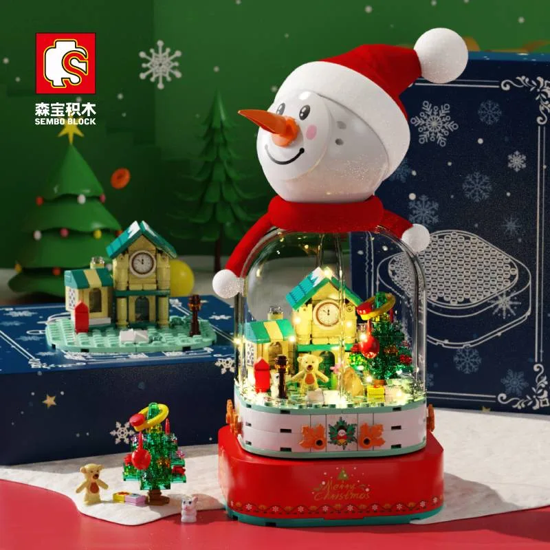 Sembo Maison du bonhomme de neige de Noël (SEM-601162) - prix | Brick Broker