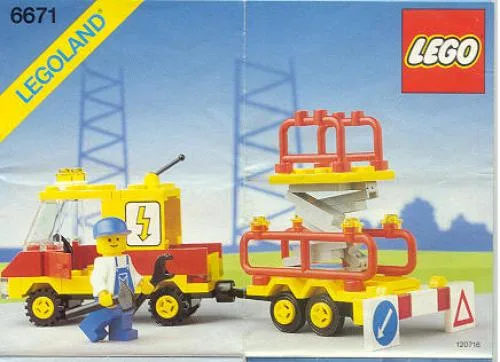 LEGO 6671 Camion nacelle de réparation - prix | Brick Broker