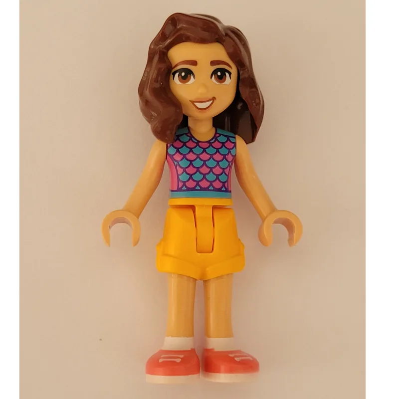 Luna - Bright Light Blue Top, Bright Light Or… — minifigurine LEGO | Brick Broker