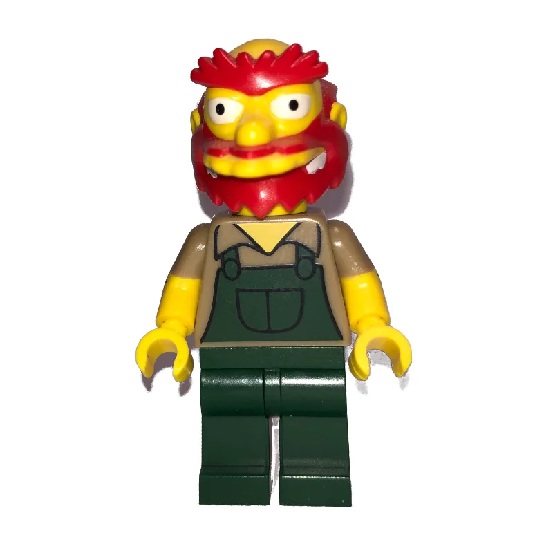 Groundskeeper Willie (CMF) — dans quels sets LEGO ? (fig-001481) | Brick Broker