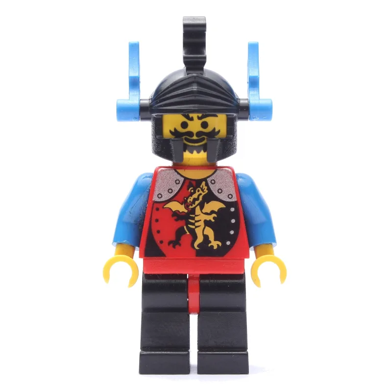 Knight (Dragon Knights) - Black Legs, Red Hip… — minifigurine LEGO | Brick Broker