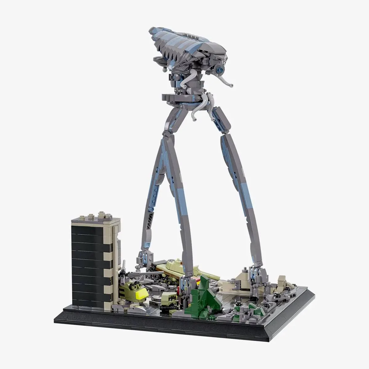 BlueBrixx Diorama - Destructeur de monde à trois pattes (BB-107311) - prix | Brick Broker