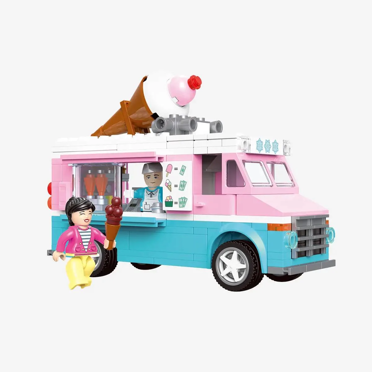 BlueBrixx Camion de glaces (BB-109794) - prix | Brick Broker