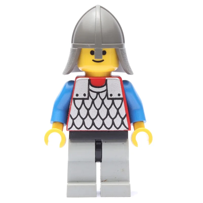 Knight (Scale Mail on Red) - Blue Arms, Light… — minifigurine LEGO | Brick Broker