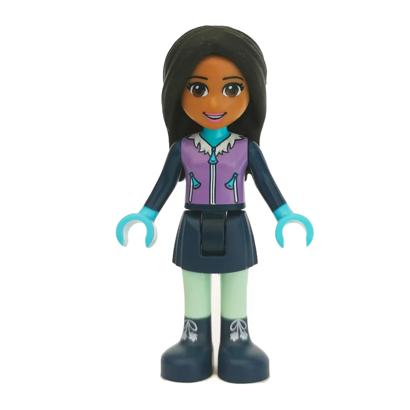 Amanda - Medium Lavender Ski Vest, Dark Blue… — minifigurine LEGO | Brick Broker
