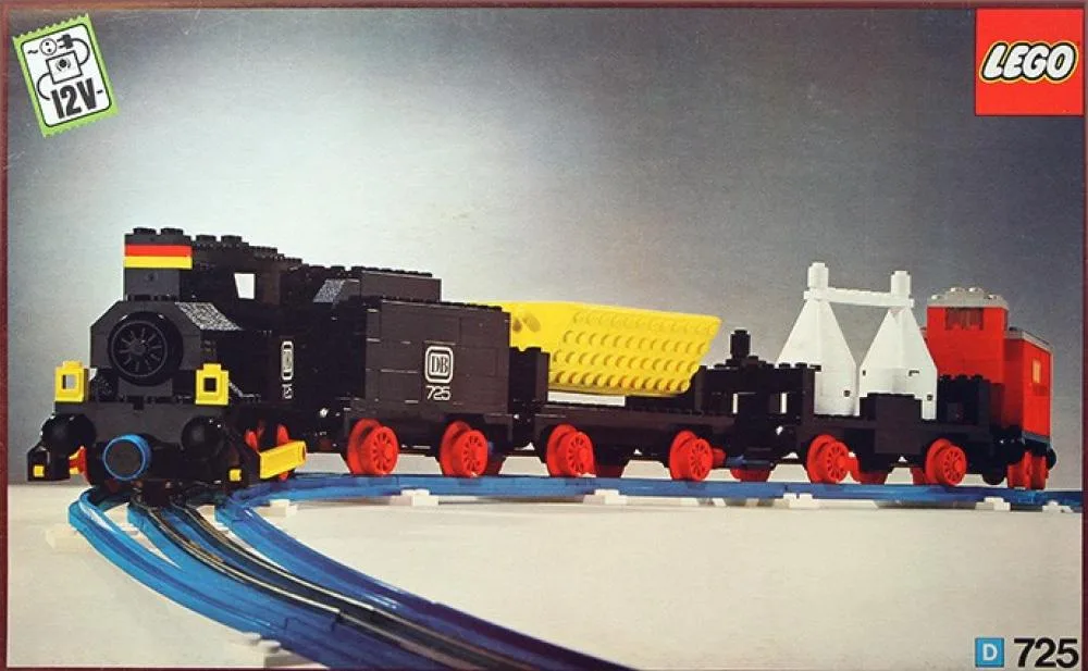 LEGO 725 Train de marchandises et rails 12V - prix | Brick Broker