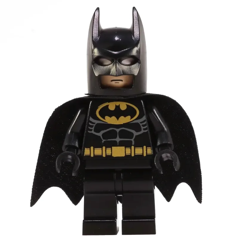 Batman, Black Suit, Black Cape and Cowl, Gold… — minifigurine LEGO | Brick Broker