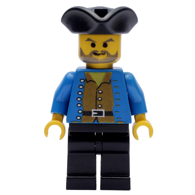 Pirate - Brown Shirt, Black Legs, Black Trico… — minifigurine LEGO | Brick Broker