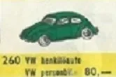 LEGO 260 Coccinelle VW 1:87 - prix et où acheter | Brick Broker