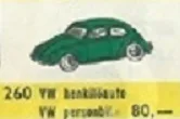 LEGO 260 1:87 VW Käfer - Preise & Vergleich | Brick Broker