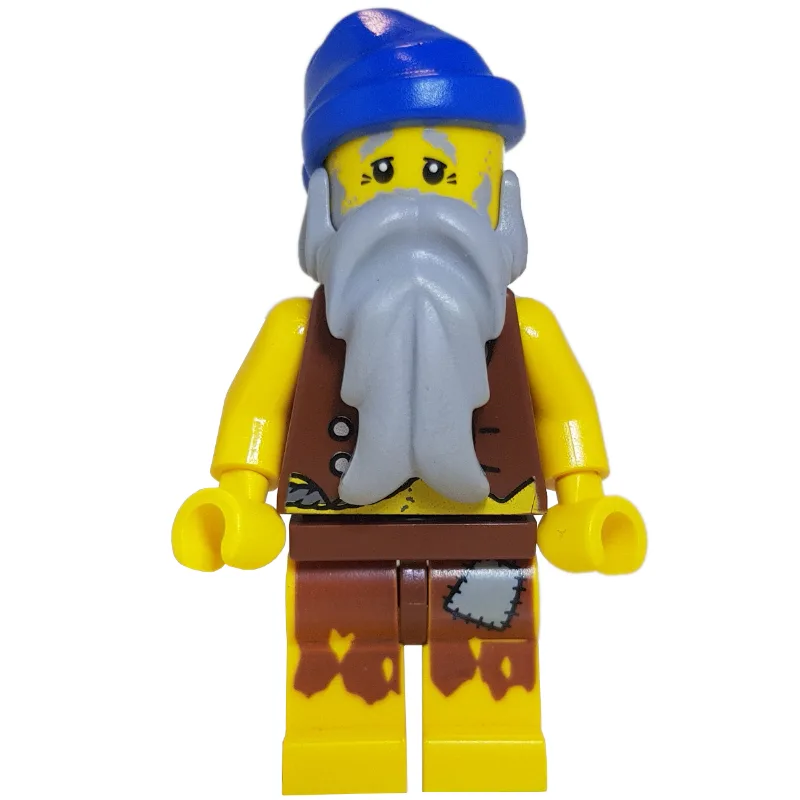 Pirate - Anchor Tattoo, Castaway, Blue Bandana — minifigurine LEGO | Brick Broker