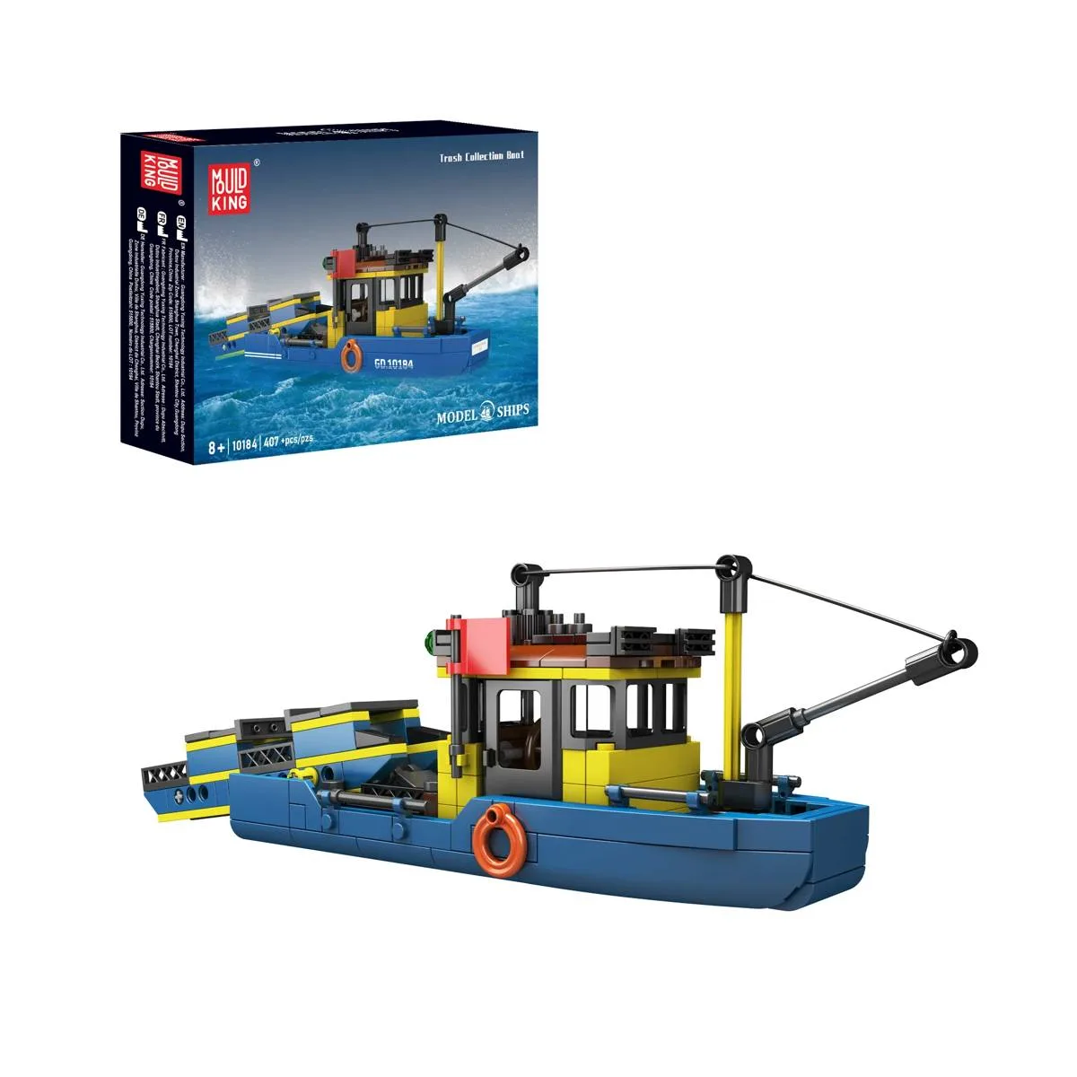Mould King Bateau de collecte des déchets (MOU-10184) - prix | Brick Broker