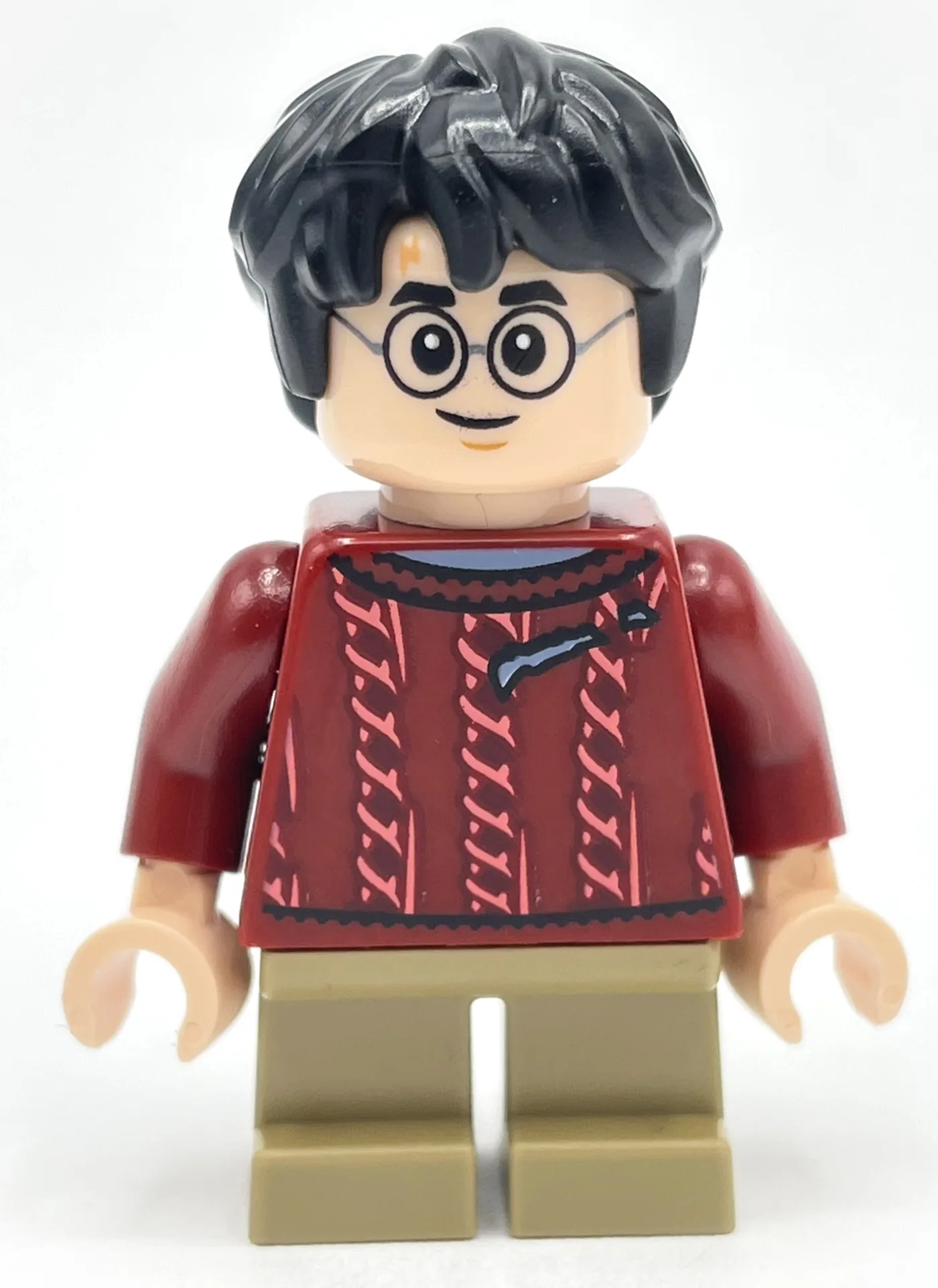 Harry Potter, Dark Red Sweater, Short Legs — minifigurine LEGO | Brick Broker