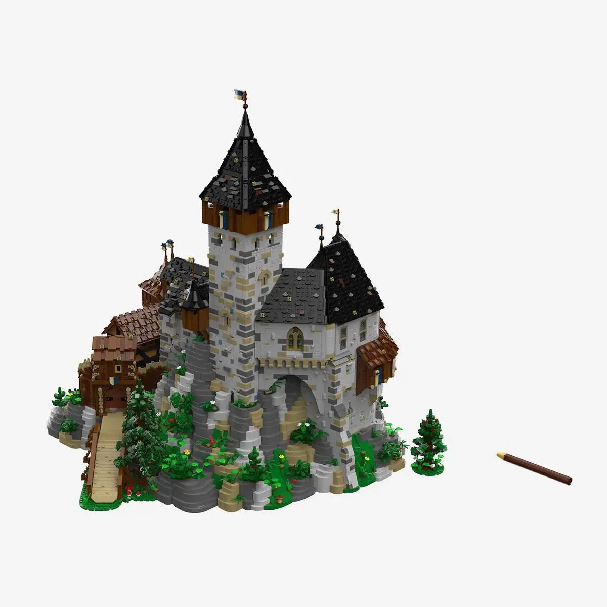 BlueBrixx Château de Blaustein - Extension hourd (BB-109711) - prix | Brick Broker