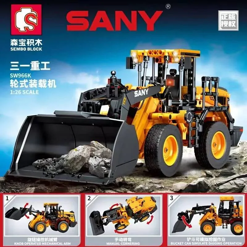 Sembo Chargeuse sur pneus SANY (SEM-712016) - prix | Brick Broker