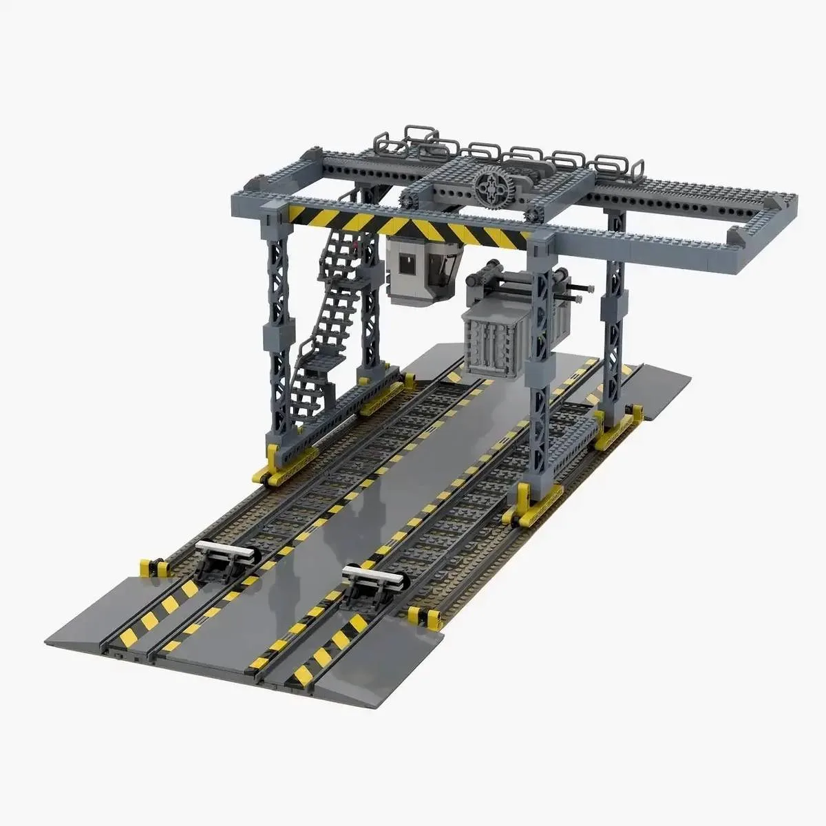 BlueBrixx Grue de chargement de conteneurs (BB-107859) - prix | Brick Broker