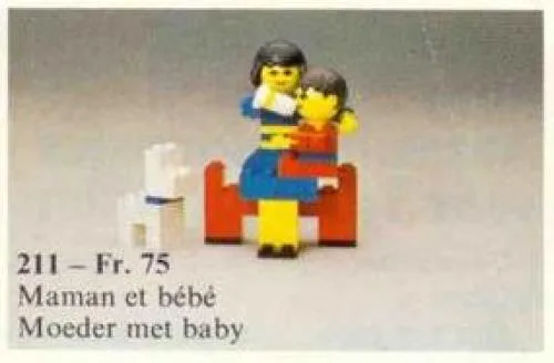 LEGO 211 Mère et bébé avec chien - prix et où acheter | Brick Broker