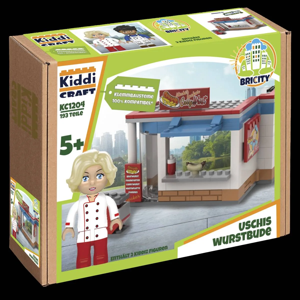 Kiddicraft Stand à saucisses d'Uschi (KID-KC1204) - prix | Brick Broker