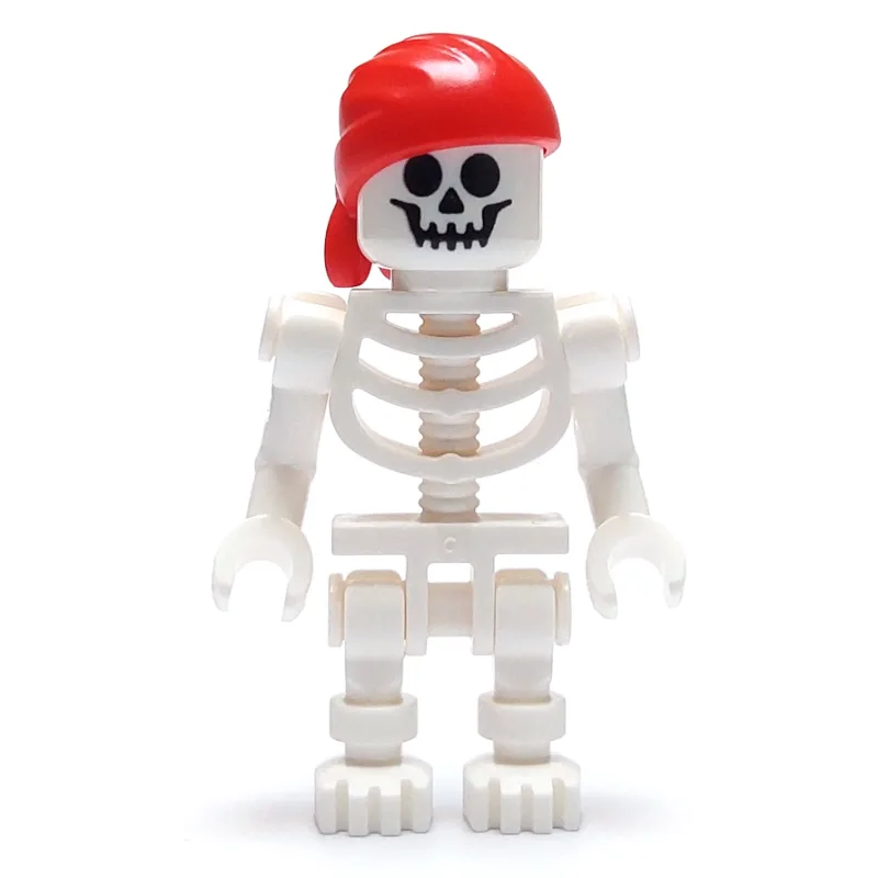 Skeleton, Standard Face, Red Bandana Hat, Ben… — minifigurine LEGO | Brick Broker