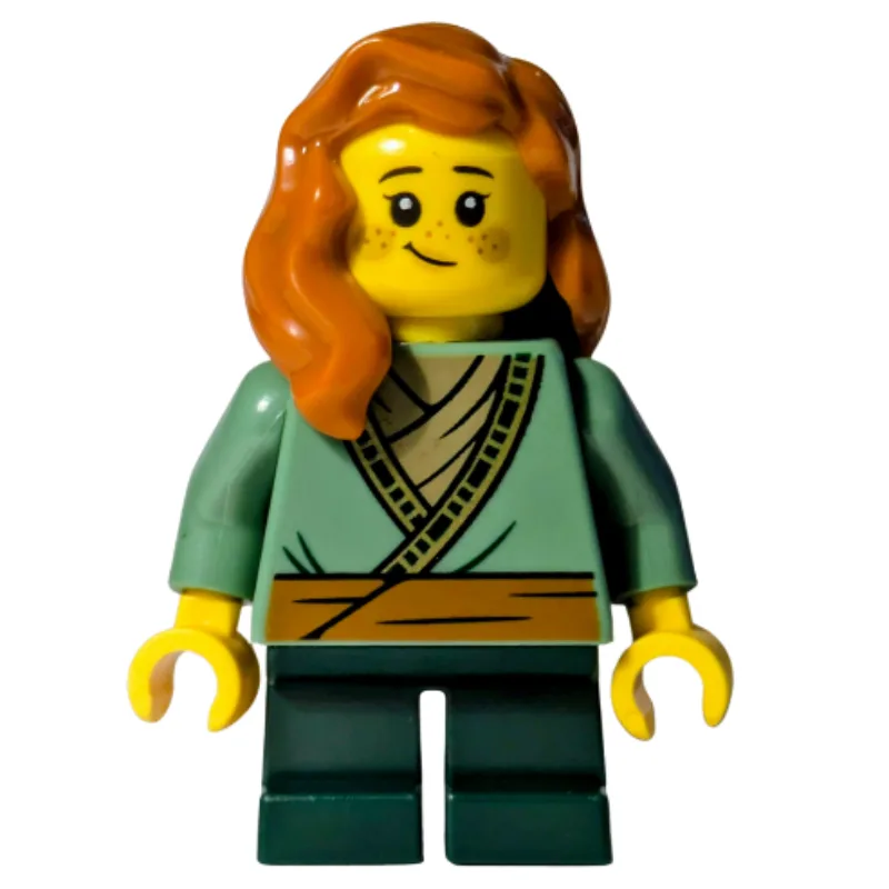 Elf, Sand Green Torso, Dark Green Legs, Dark… — minifigurine LEGO | Brick Broker