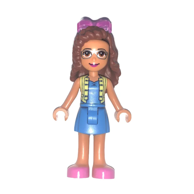 Olivia - Bright Light Yellow Jacket, Dark Azu… — minifigurine LEGO | Brick Broker