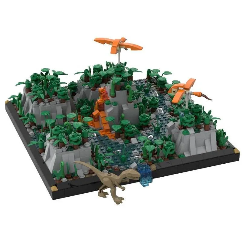 LesDiy Diorama environnement jurassique (LESDIY-3316635) - prix | Brick Broker