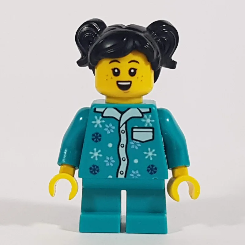 Girl, Dark Turquoise Pajamas — dans quels sets LEGO ? (fig-011800) | Brick Broker